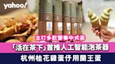 AI泡茶│尖沙咀「活在茶下」首推人工智能泡茶器 主打多款變奏中式茶＋杭州桂花雞蛋仔用蘭王蛋＋茉莉花茶軟雪糕原茶葉打粉