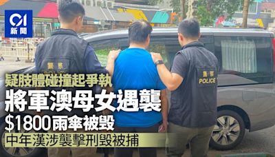 將軍澳母女遭「起飛腳」襲擊 $1800雨傘被毀 警追查兩周拘惡男