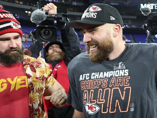 Travis Kelce and Jason Kelce's Behind the Scenes From New Cereal Advertisement Gets Hilarious Reaction From Fans