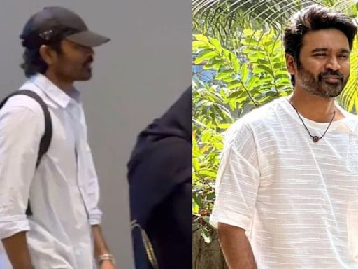 WATCH: Dhanush rushes from Raayan audio launch to Kubera sets; arrives in Hyderabad