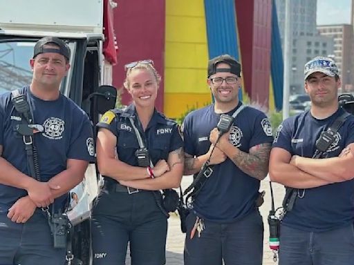 Hero FDNY EMT saves 3 in dramatic Coney Island water rescue
