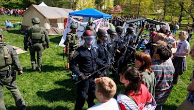 Metal detectors. No banners, flags or clear bags. Expect heightened security at university commencements after protests