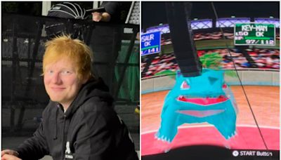 Ed Sheeran fans in hysterics after singer shares Pokemon Stadium clip: ‘Harry Styles said the same thing’