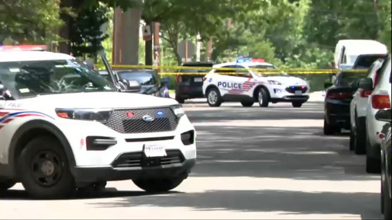 DC police officer shot driving to work; 2 persons of interest detained in Maryland