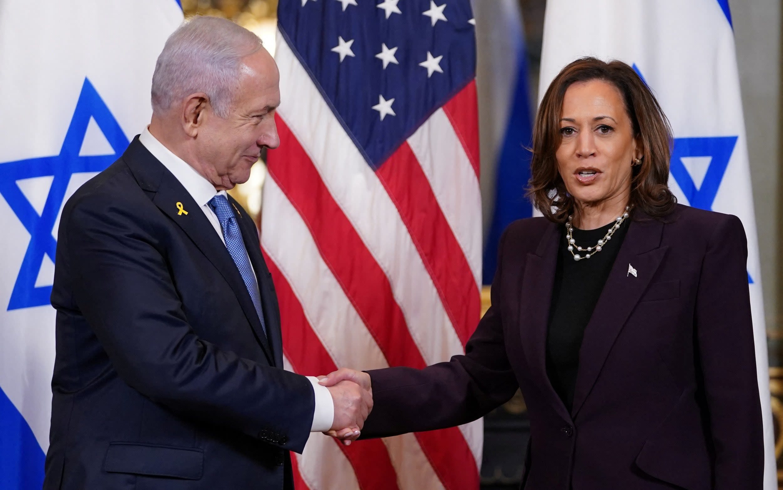 ‘I will not be silent’, Kamala Harris tells Benjamin Netanyahu as she presses for peace deal