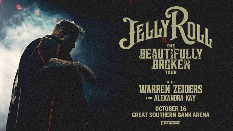 Country artist Jelly Roll is performing in Springfield. Here's when tickets go on sale