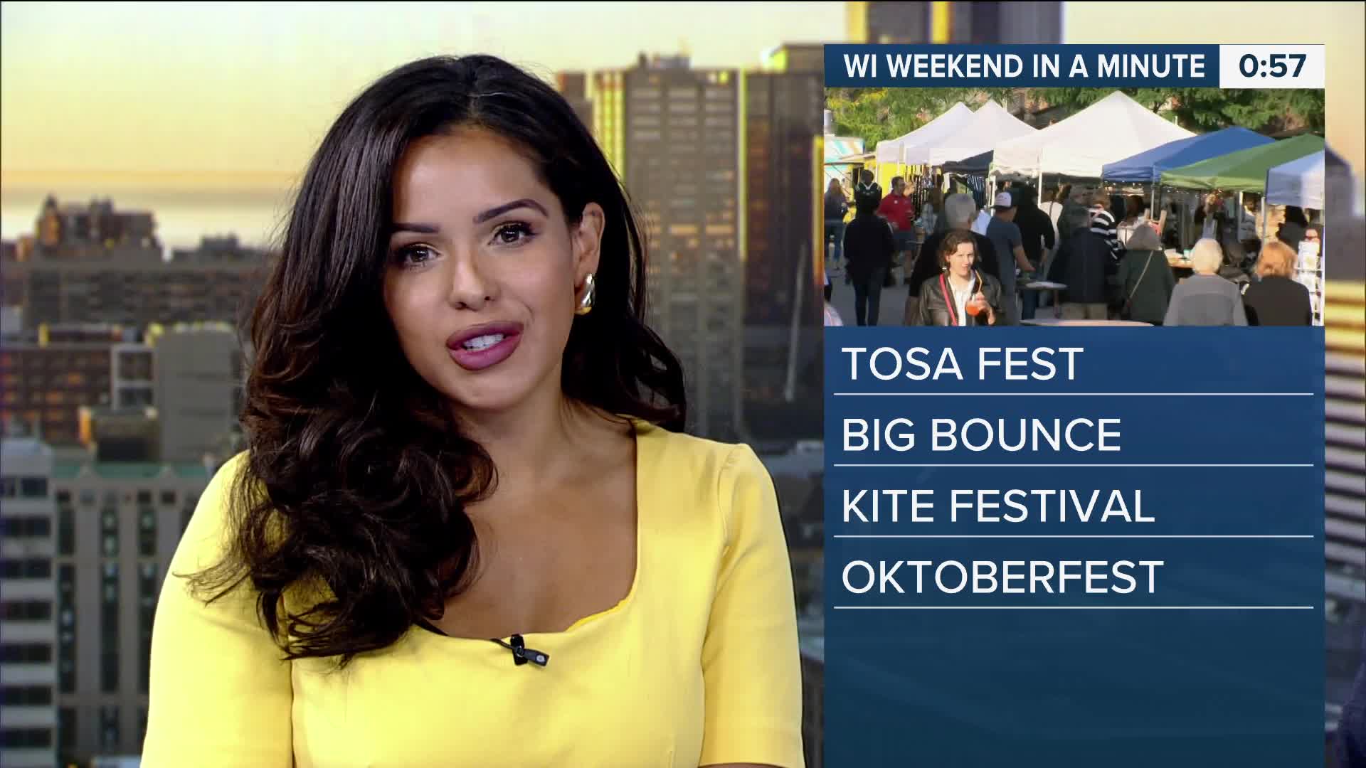 Wisconsin Weekend in a Minute: Packers watch parties, Oktoberfest, TosaFest, Fiesta Selena, Kite Fest and more