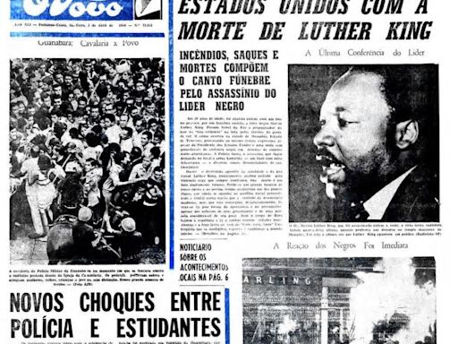 Onda de terror nos Estados Unidos com a morte de Luther King