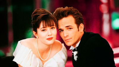 El amor de Shannen Doherty y Luke Perry traspasaba la pantalla