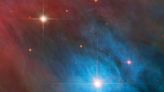 Hubble telescope captures dazzling stellar duo in Orion Nebula (photo)