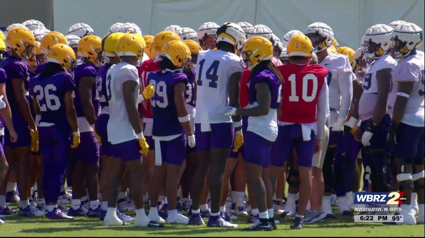 LSU Tiger football starts fall practice strong