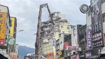 花蓮危樓持續進行拆除 上午餘震不斷幸未造成位移 - 生活