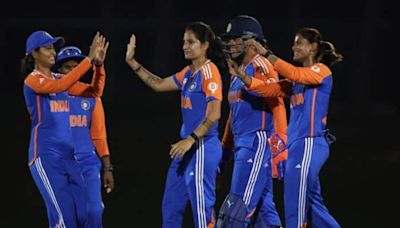 Indian Womens Team Beat West Indies In ICC Womens T20 World Cup 2024 Warm Up Match