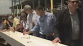 Topping out ceremony at Little Rock Central High takes place