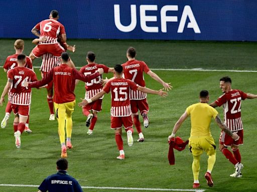 El Kaabi strikes late to give Olympiakos Europa Conference League glory