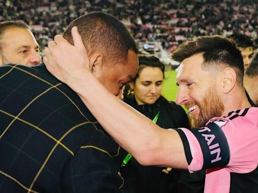 Will Smith y Leo Messi son virales por el nuevo encuentro que mantuvieron