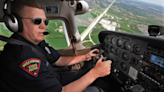 Wisconsin State Patrol conducting aerial enforcement over highway on Friday