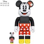 【CJ SPACE】BE@RBRICK MINNIE MOUSE 100％ & 400％ 米妮