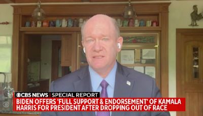 Biden’s BFF Chris Coons Weeps on Air Over Prez Quitting