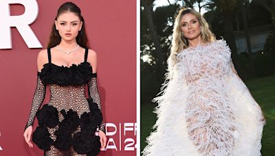 Heidi Klum and Daughter Leni Bring Contrasting See-through Dresses to amfAR Cannes Gala 2024