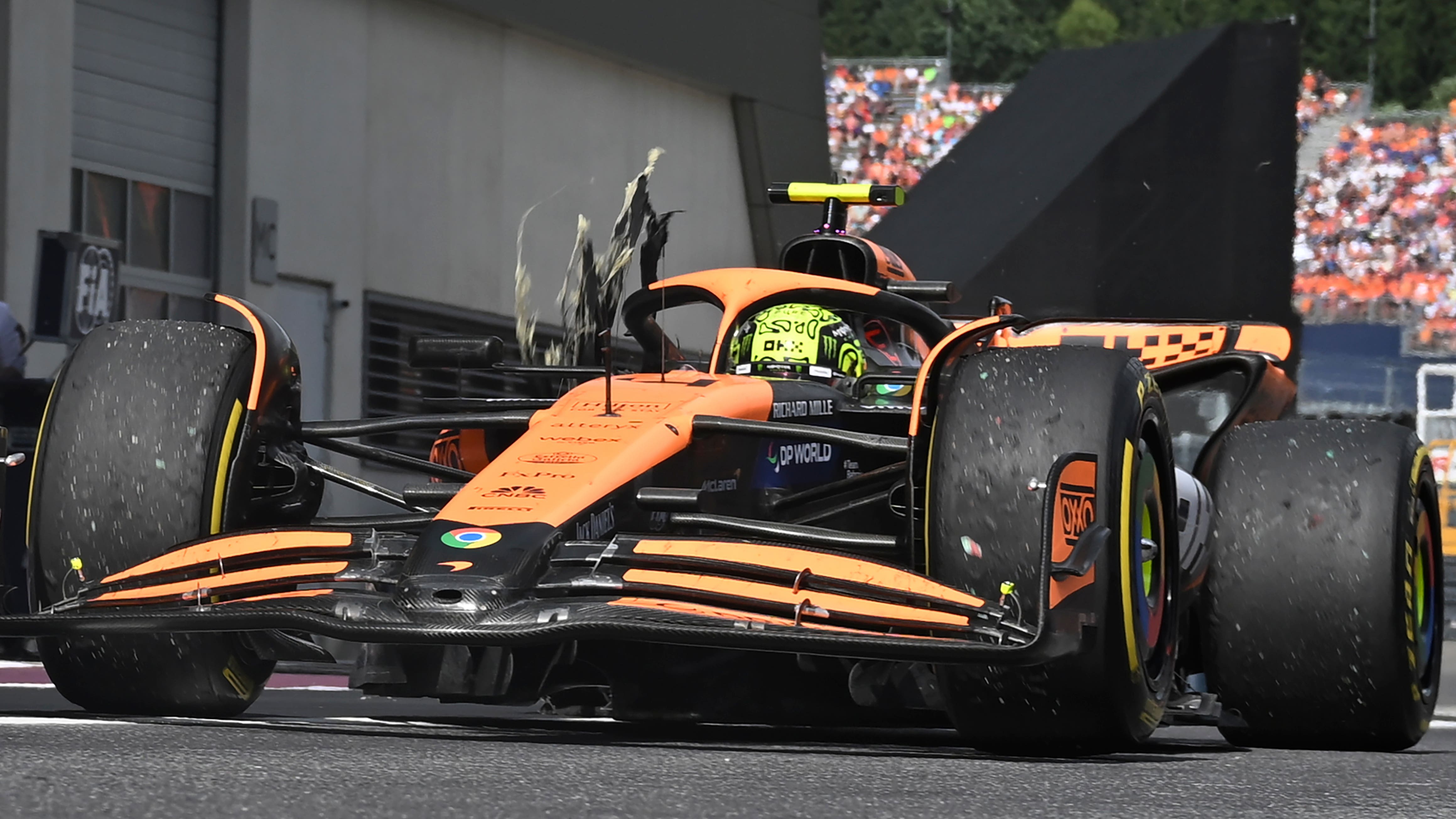 Lando Norris awaits Max Verstappen apology after costly clash in Austria