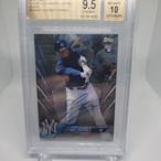 限量 Topps 洋基隊 明星二壘手 Gleyber Torres RC black 新人卡 BGS 9.5/10  卡面簽 /75張