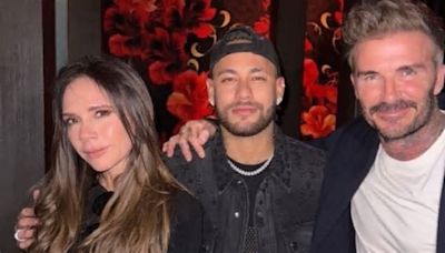 La foto de Neymar con David Beckham que despertó ilusión en los hinchas: ¿vuelve la MSN?