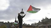 ‘Not in our name’: pro-Palestine protesters march in Glasgow to demand ceasefire