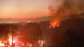 Over a dozen homes scorched in Southern California wildfire sparked by fireworks