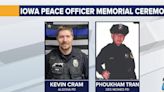 LIVE: Two fallen officers to be honored at Iowa Peace Officer Memorial ceremony