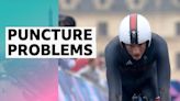Paris 2024 Olympics video: Tarling puncture ruins medal chance