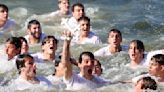 Florida's Greek community celebrates the Epiphany with annual dive into water to retrieve cross