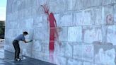 Washington Monument closed after being vandalized with obscenities, red paint