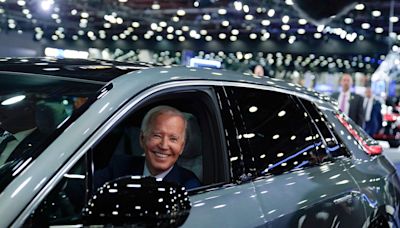 Biden awards $1.7 billion to boost electric vehicle manufacturing and assembly in eight states