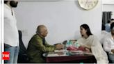Katrina Kaif seeks blessings at Swamy Koragajja Aadisthala | - Times of India