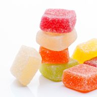 A type of candy that is soft and chewy, often made with sugar, corn syrup, and flavorings.