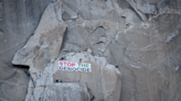 ‘Stop the Genocide’ banner hung on Yosemite’s El Capitan