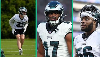 Tyler Steen at RG? Who's the WR3? 5 Eagles position battles to watch in 2024 training camp