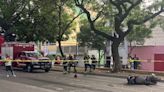 Muere motociclista y mujer resulta lesionada tras chocar con unidad de Metrobús en Calzada de los Misterios | El Universal