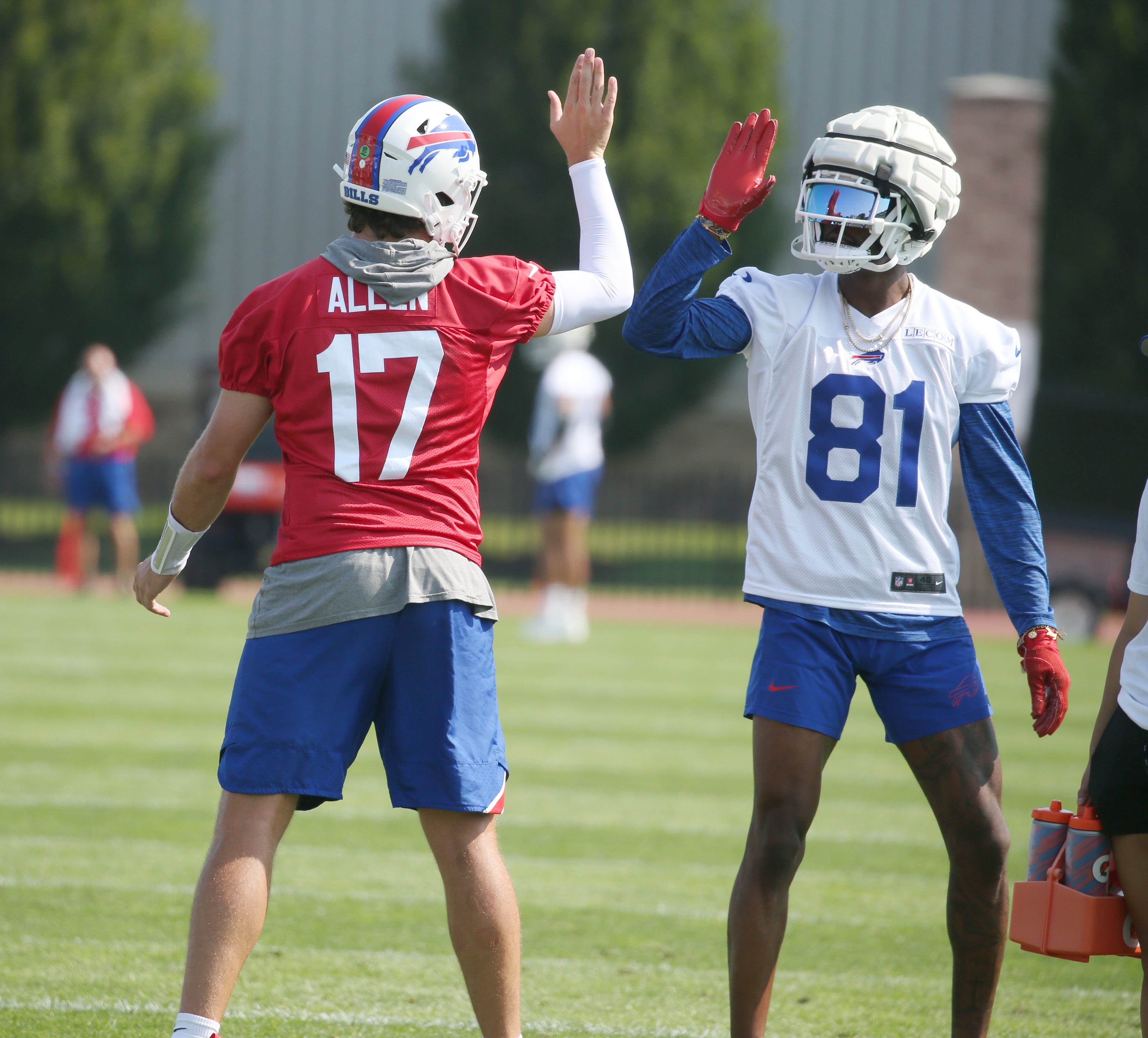 Joe Brady using Bills camp as a lab to put the pieces of his offense together