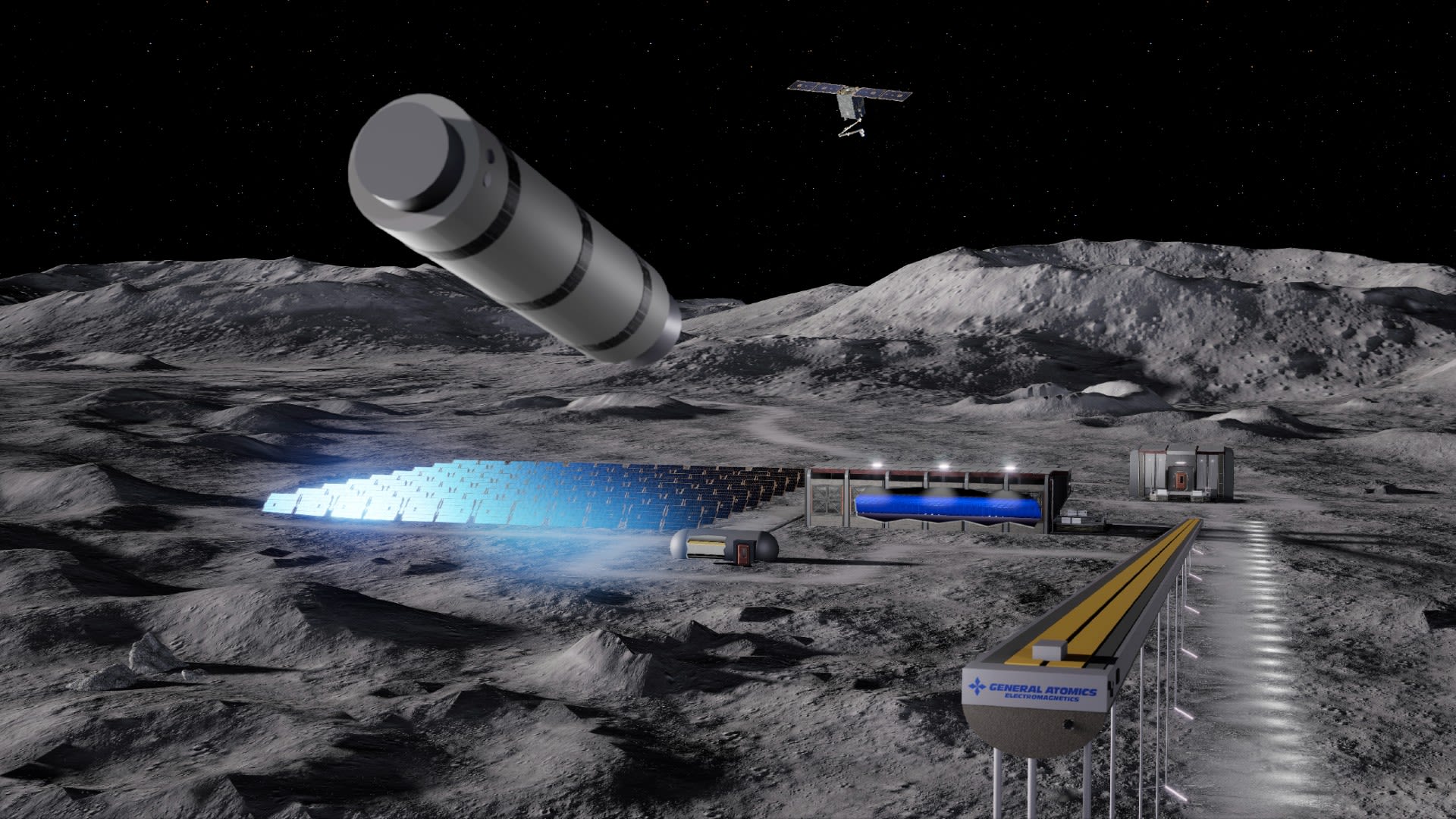 Could we launch resources from the moon with electromagnetic railguns?