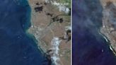 Hawai: Imágenes de antes y después de los incendios forestales evidencian devastación