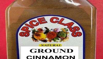 More ground cinnamon recalled due to elevated levels of lead, FDA says