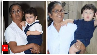 Taimur Ali Khan's nurse recalls Indians gathering around him for selfies at London park: 'Imagine what he will become when he grows up...' | - Times of India