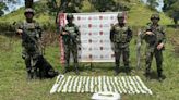 Ejército Nacional desmanteló una caleta con 82 granadas artesanales en Río de Oro, Cesar