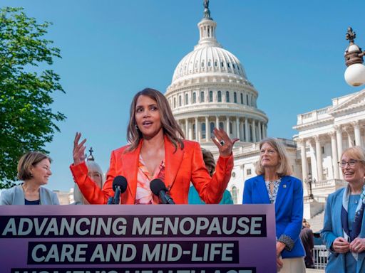 Halle Berry shouts 'I'm in menopause' on Capitol Hill as she fights for funding to improve women's care