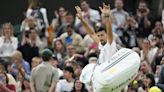 Novak Djokovic reaches a record 13th Wimbledon semifinal when an injured Alex de Minaur withdraws