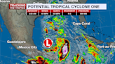 First tropical system of the season developing in the Gulf of Mexico
