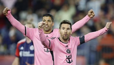 Doblete, nuevo récord y máximo goleador: Así fue el partido de Lionel Messi ante New England