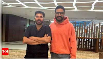 Mammootty’s picture with Abhishek Bachchan goes viral | - Times of India